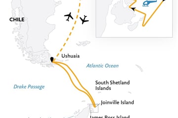 Antarctica By Helicopter: Icebergs, Mountains and Remote Lands? (Ultramarine)