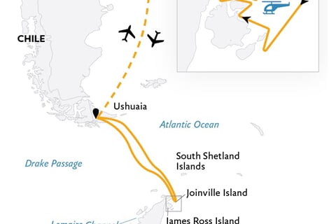 Antarctica By Helicopter: Icebergs, Mountains and Remote Lands? (Ultramarine)