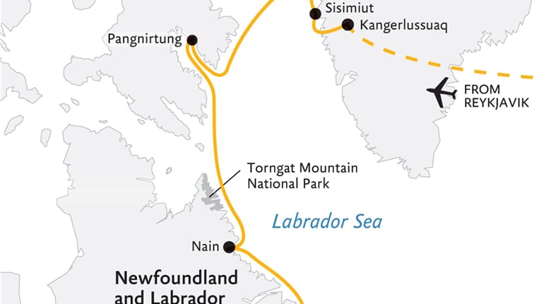 Trasa plavby QE-OEX118096