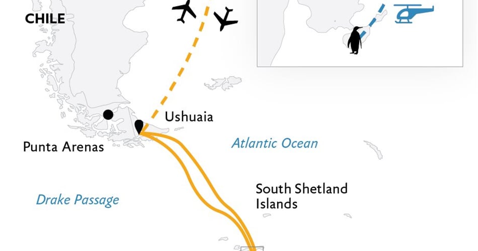 Trasa plavby QE-ULT116711