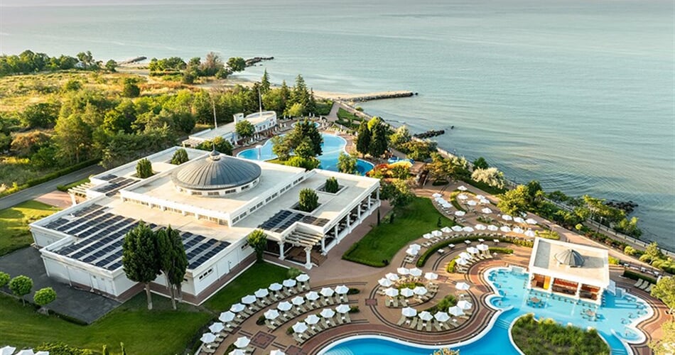 Hotel Dreams Sunny Beach Resort & Spa: fotografie vybavení exteriérů a interiérů ubytování.