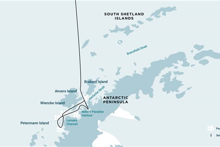 Antarctica - Basecamp - free camping, kayaking, snowshoe/hiking, mountaineering, photo workshop (m/v Ortelius)