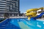 Hotel Burgas Beach: fotografie vybavení exteriérů a interiérů ubytování.