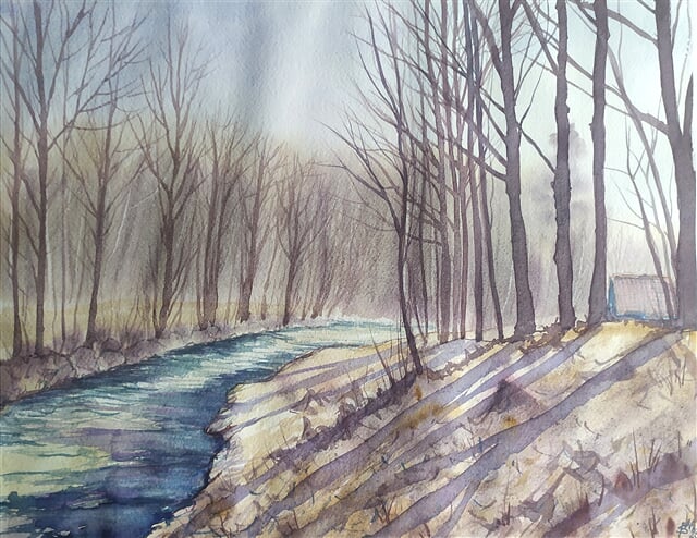 Časné jaro u Hluchové