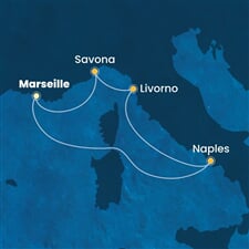 Costa Fascinosa - Francie, Itálie (z Marseille)