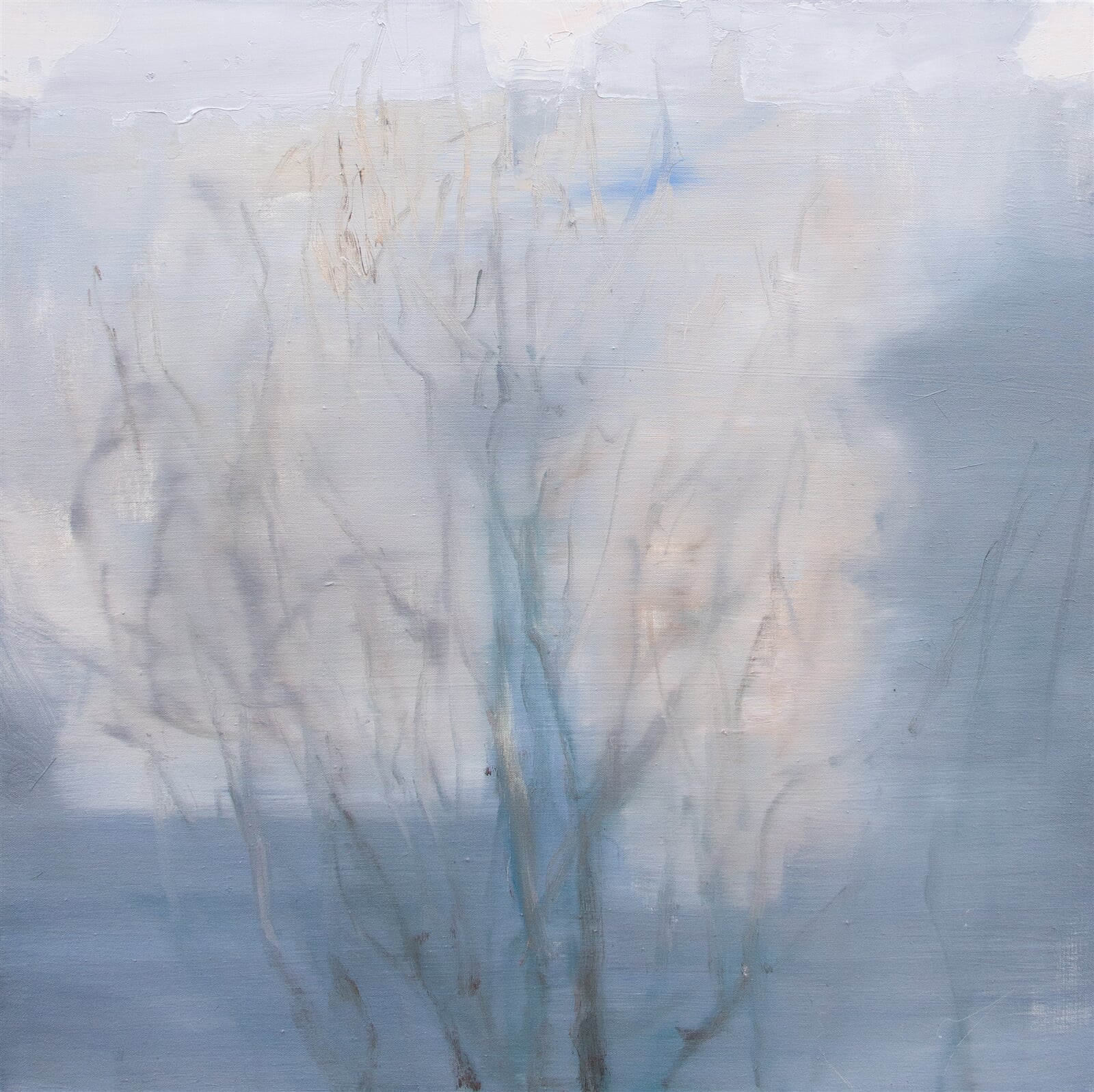 Adéla Topolová: Dva dýmovníci, 65 × 65 cm