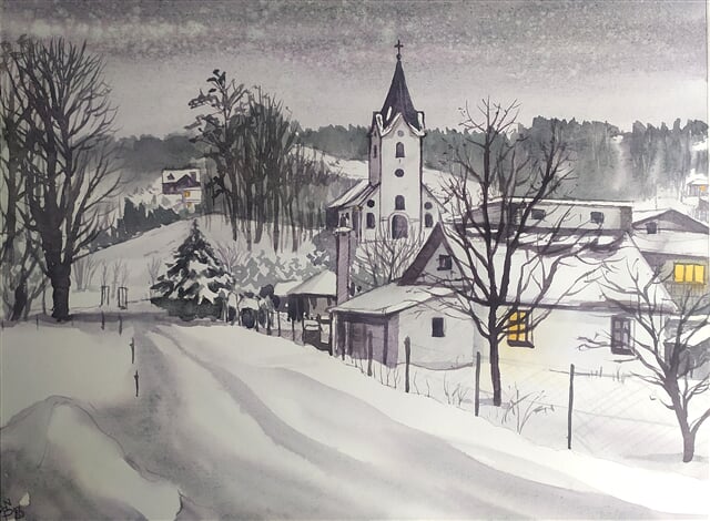 Evangelický kostelík v Hrádku