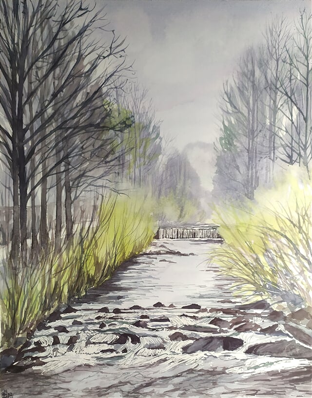 Časné jaro u Hluchové