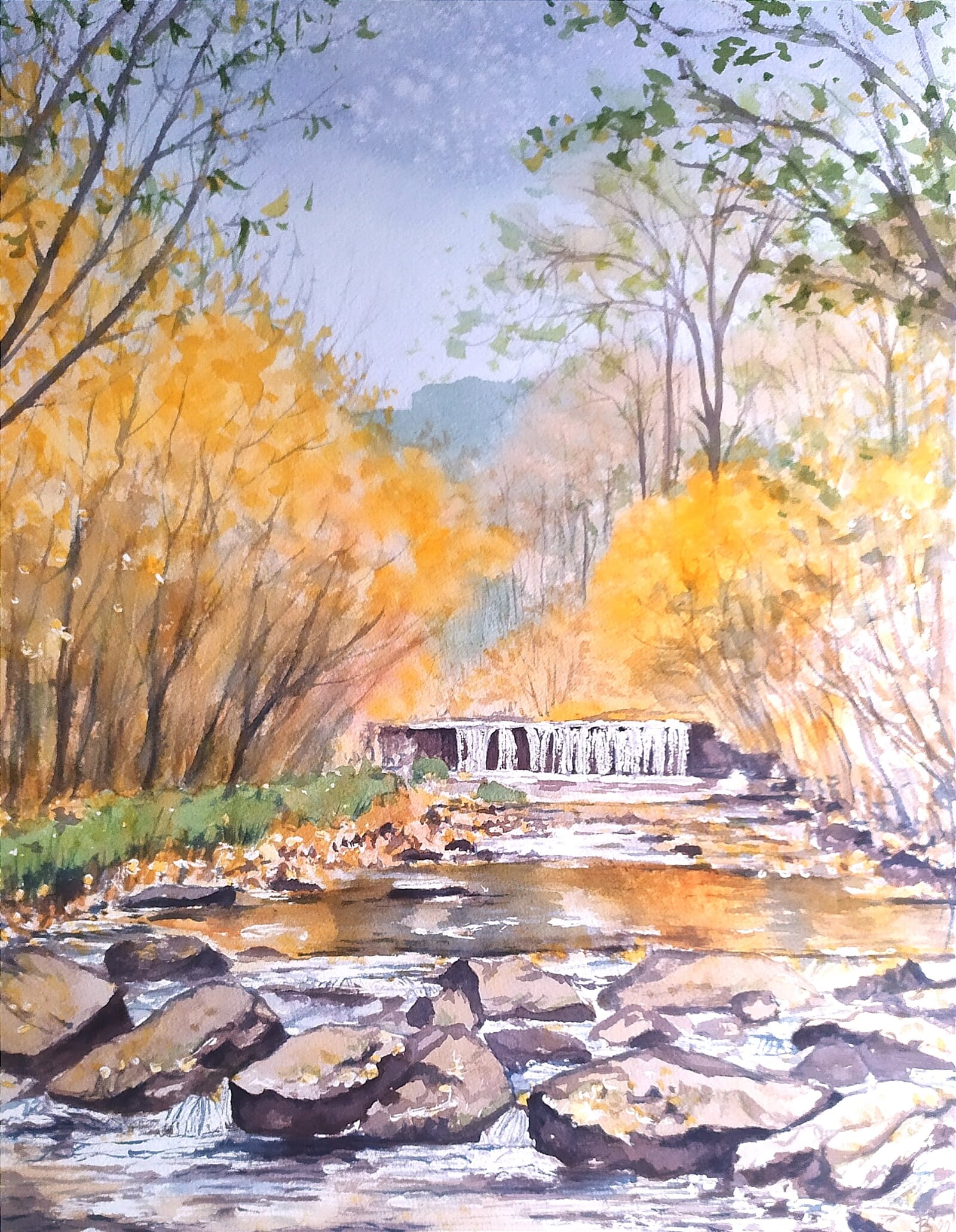 Blažena Niemcová : Barvy podzimu, 50 × 40 cm