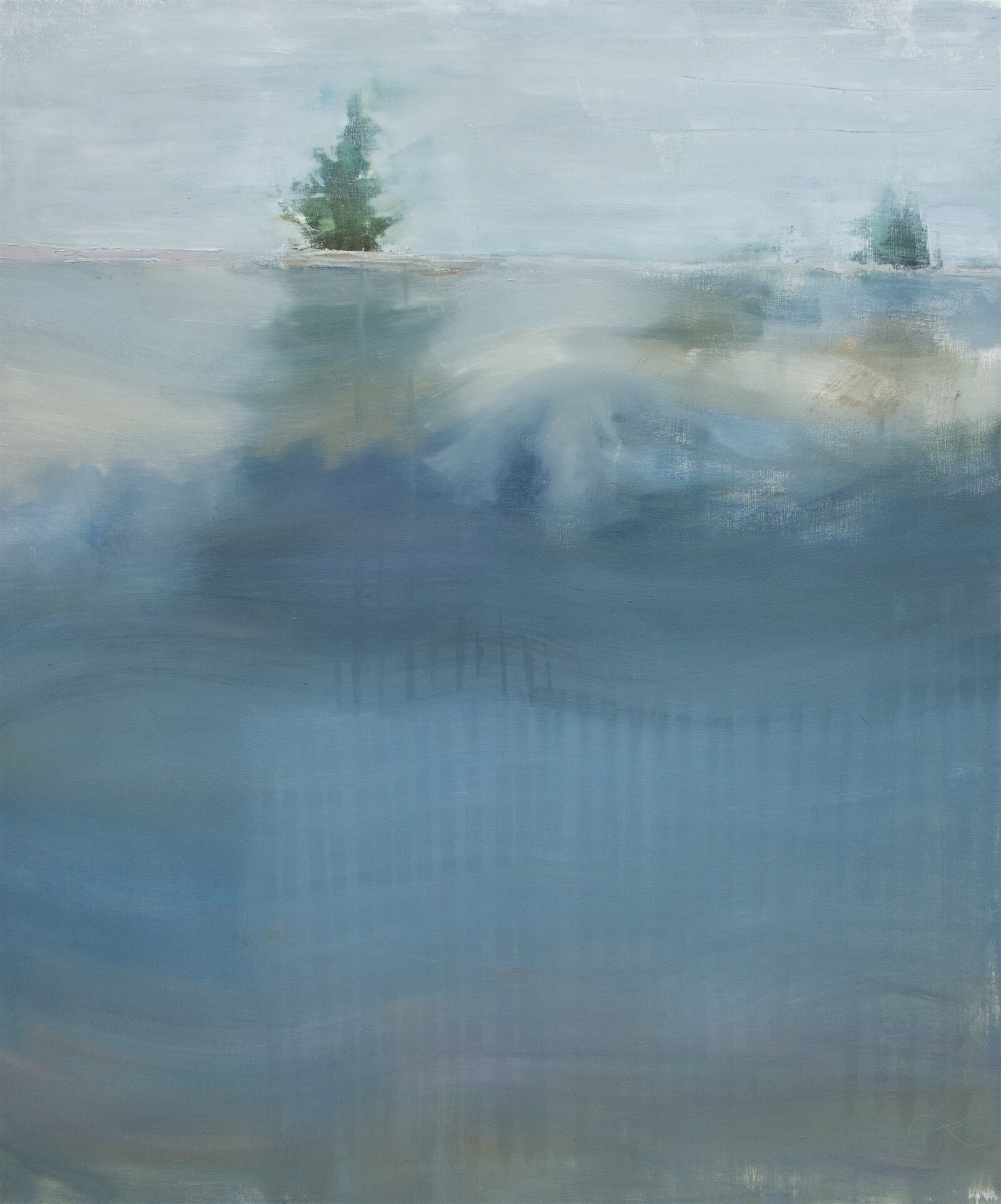 Adéla Topolová: Zasklené, 120 × 100 cm