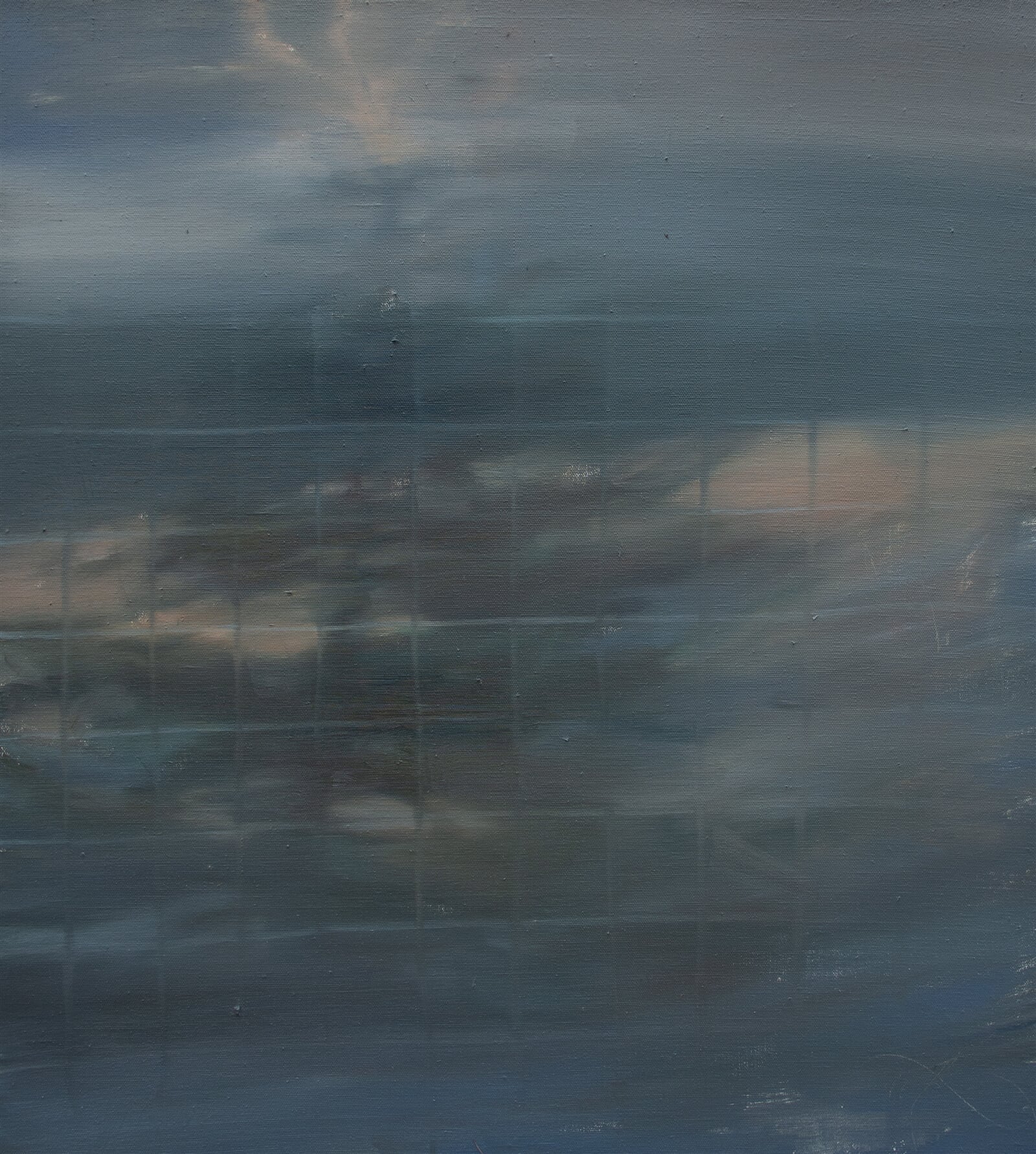 Adéla Topolová: Mřížka, 90 × 80 cm