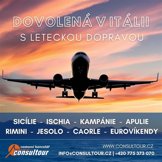 Consultour   zájezdy s leteckou dopravou