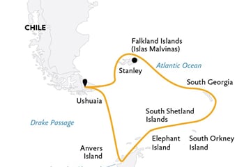 Falklands, South Georgia, and Antarctica: Explorers and Kings (Ocean Explorer)