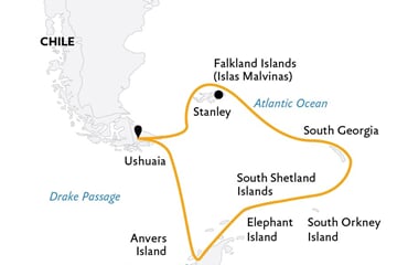 Falklands, South Georgia, and Antarctica: Explorers and Kings (Ocean Explorer)