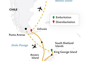 Antarctic Express: Fly South, Sail North (World Voyager)