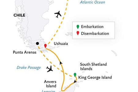 Antarctic Express: Fly South, Sail North (World Voyager)
