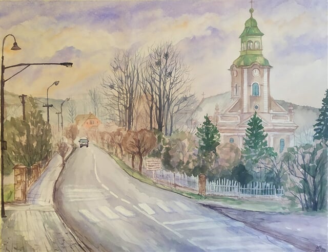 Bystřice, evangelický kostel