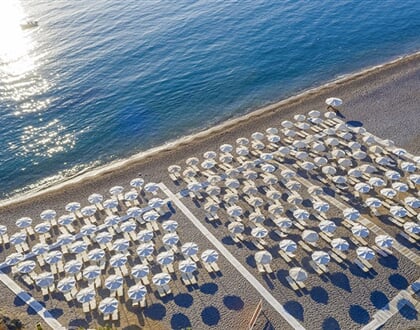 Hotel Lindos Royal Resort: fotografie vybavení exteriérů a interiérů ubytování.