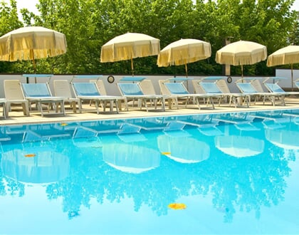 18 Itálie, Cesenatico, hotel PARADOR   bazén