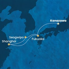 Costa Serena - Japonsko, Čína (Kanazawa)