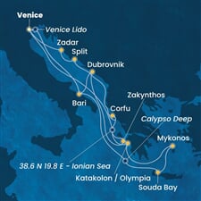Costa Deliziosa - Itálie, Řecko, Chorvatsko (z Benátek)