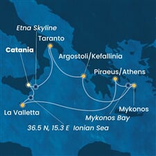 Costa Fascinosa - Itálie, Řecko, Malta (Catania)