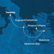 Costa Fascinosa - Řecko (Taranto)