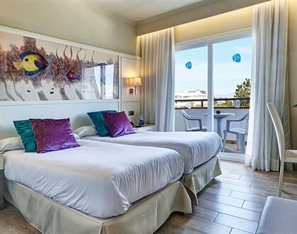 Hotel Grupotel Marítimo: fotografie vybavení exteriérů a interiérů ubytování.