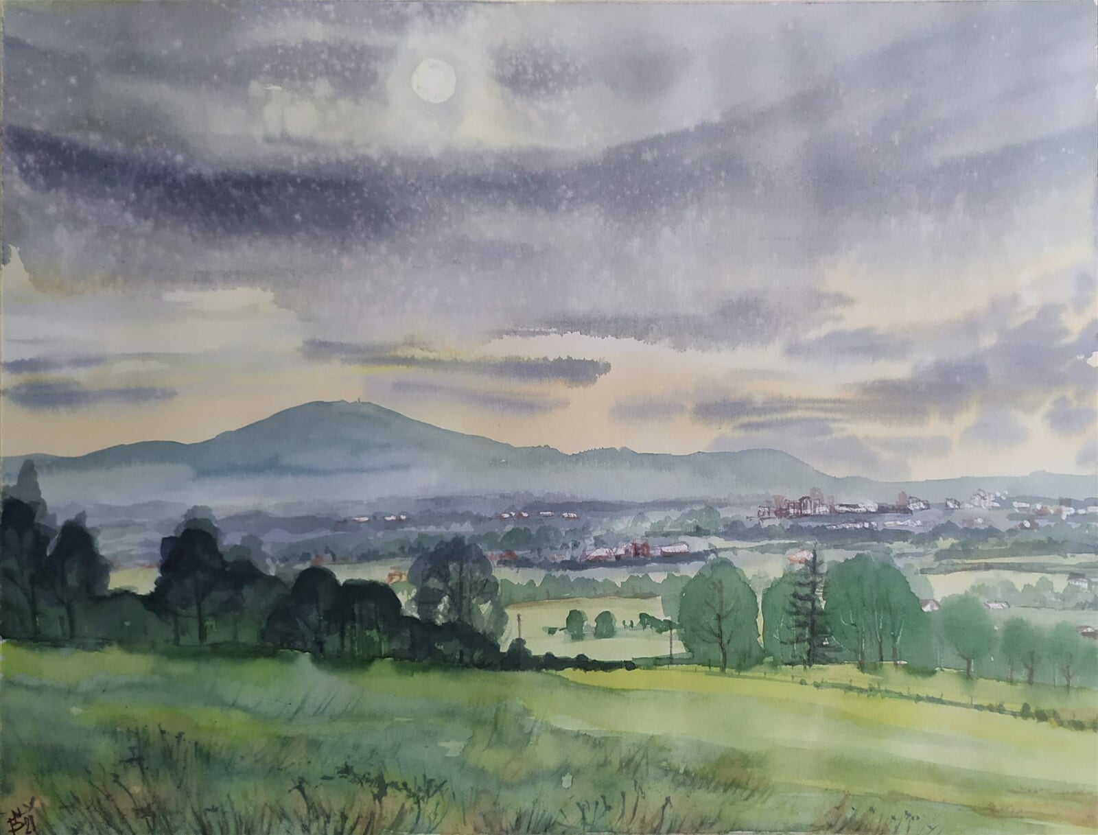Blažena Niemcová: Vendryně, 30 × 40 cm