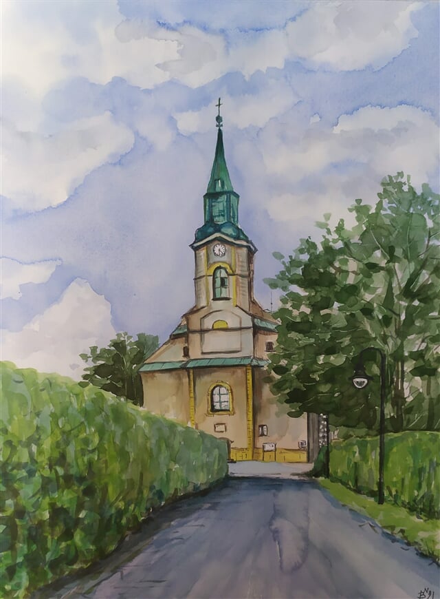 Evangelický kostel v Návsí