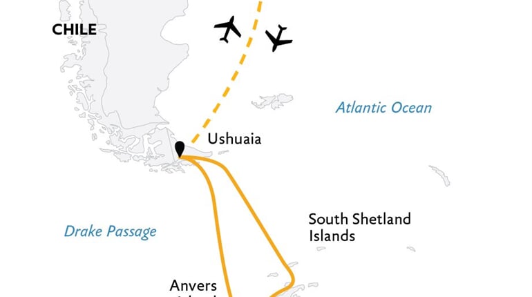Trasa plavby QE-WVO130009