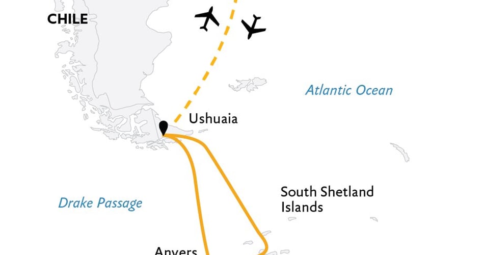 Trasa plavby QE-WVO130009