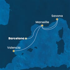 Costa Pacifica - Španělsko, Francie, Itálie (z Barcelony)