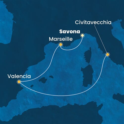 Trasa plavby CPA-SVN04A24