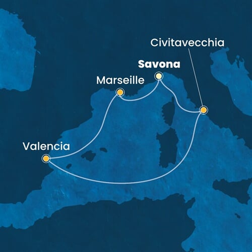 Trasa plavby CPA-SVN05A2B