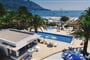 Hotel Montenegro Beach Resort: fotografie vybavení exteriérů a interiérů ubytování.