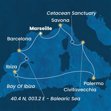 Costa Toscana - Francie, Španělsko, Itálie (z Marseille)