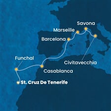 Costa Fortuna - Španělsko, Portugalsko, Maroko, Francie, Itálie (Santa Cruz de Tenerife)