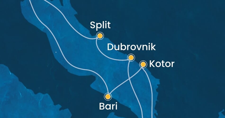 Trasa plavby CDE-PMA07A13