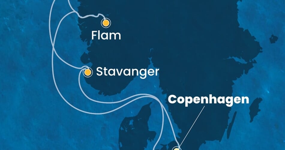 Trasa plavby CDI-CPH07A2D
