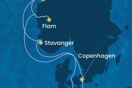 Costa Diadema - Německo, Dánsko, Norsko (z Kielu)