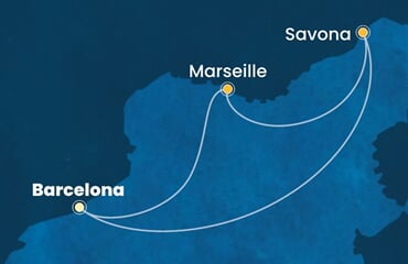 Costa Fascinosa - Španělsko, Francie, Itálie (z Barcelony)