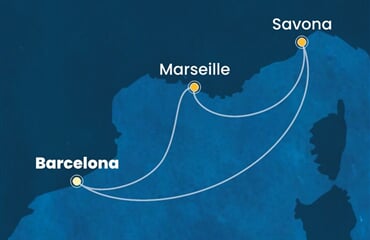 Costa Fascinosa - Španělsko, Francie, Itálie (z Barcelony)