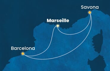 Costa Fascinosa - Francie, Itálie, Španělsko (z Marseille)