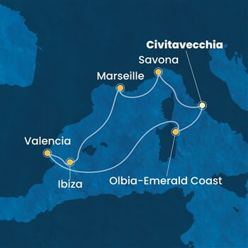 Trasa plavby CPA-CIV07A69