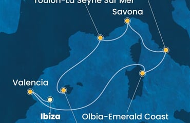 Costa Pacifica - Španělsko, Itálie, Francie (Ibiza)