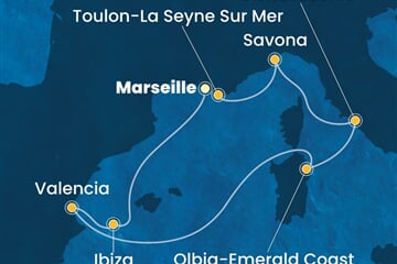 Costa Pacifica - Francie, Španělsko, Itálie (z Marseille)