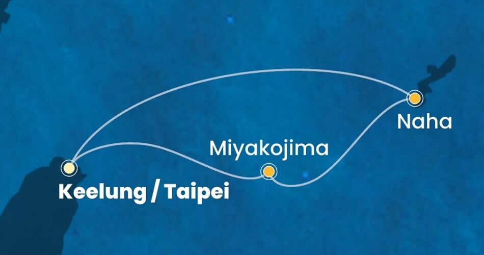 Trasa plavby CSE-KEE03071