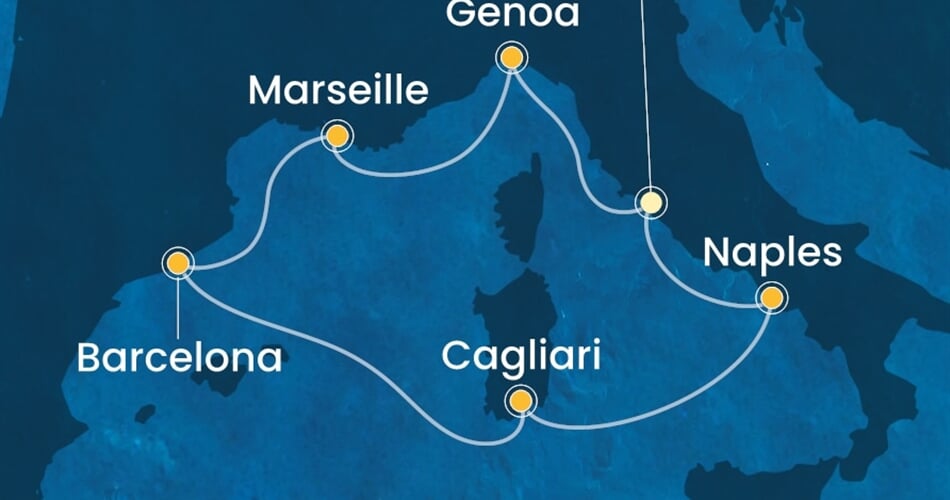 Trasa plavby CTO-CIV07A5C