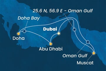 Costa Toscana - Arabské emiráty, Omán, Katar (z Dubaje)